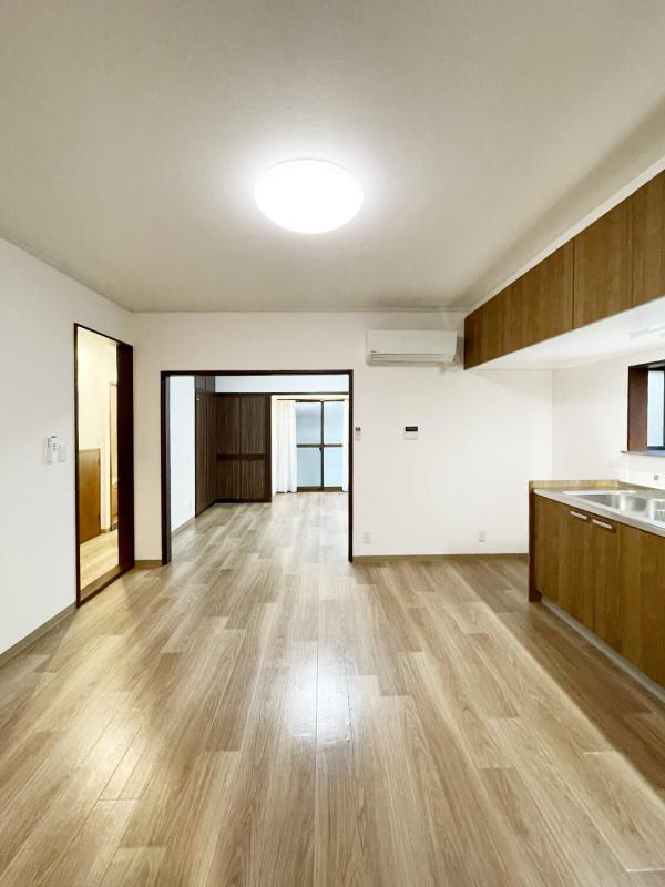 ダイニングキッチンは広い