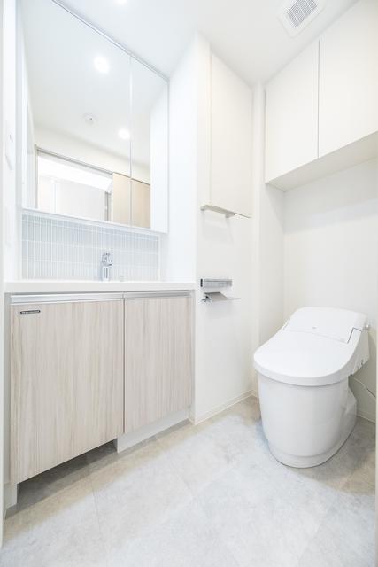 清潔をとにかく保ちたくなる、綺麗な水回り♪
※写真は同タイプ住戸です。