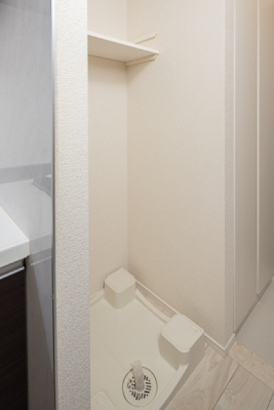 室内洗濯置き場もついてます！
※写真は同タイプ住戸です。