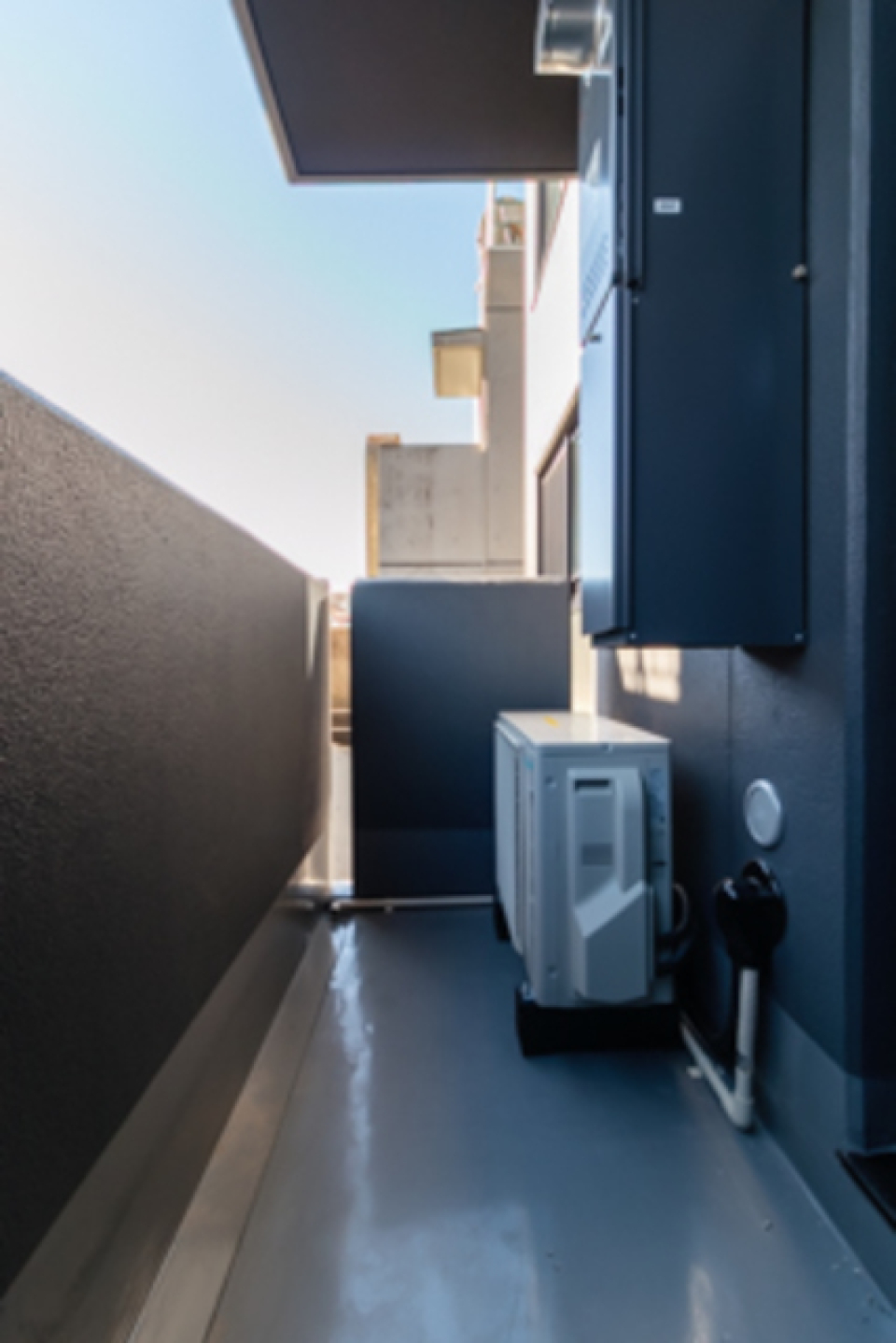 ベランダ付きです
※写真は同タイプ住戸です。