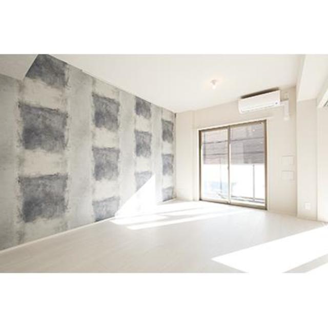 おしゃれな壁の柄がワンポイント※写真は同タイプ住戸です。