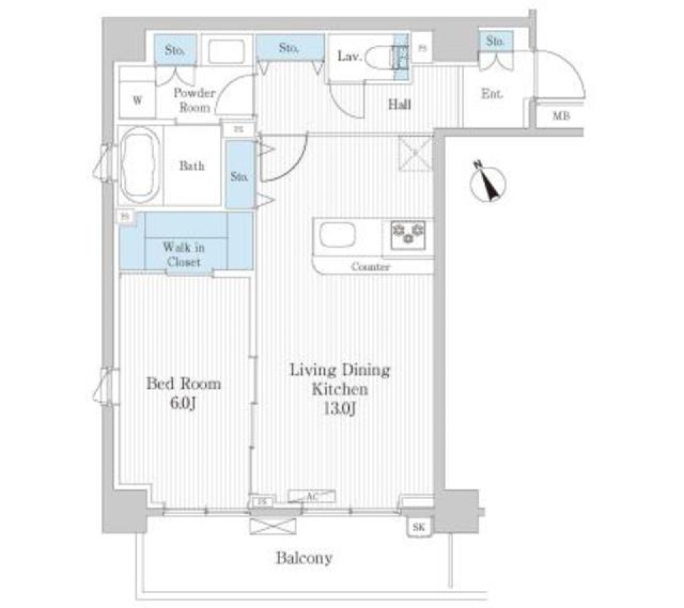 暖かい日差しの下でお昼寝をの間取り図