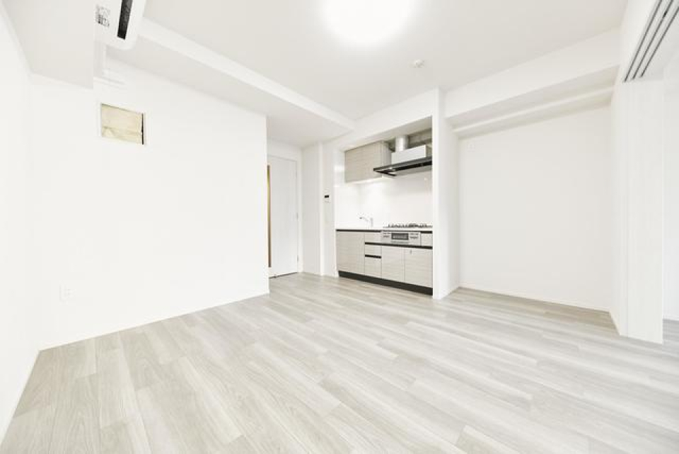 キッチンも白で統一されてます！
※写真は同タイプ住戸です。