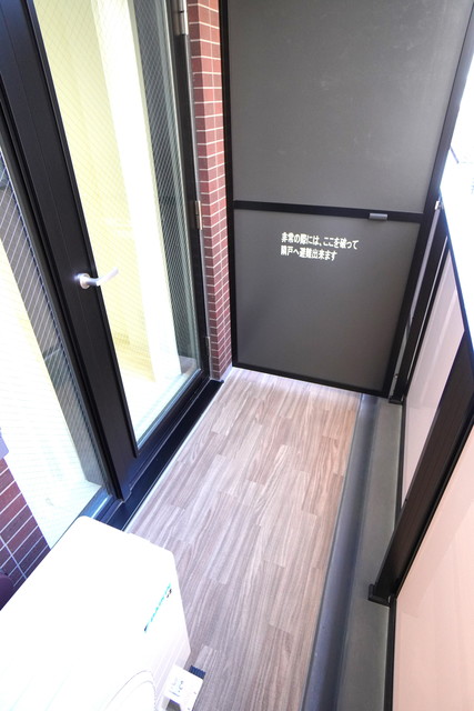 バルコニーです。
※写真は同タイプ住戸です。