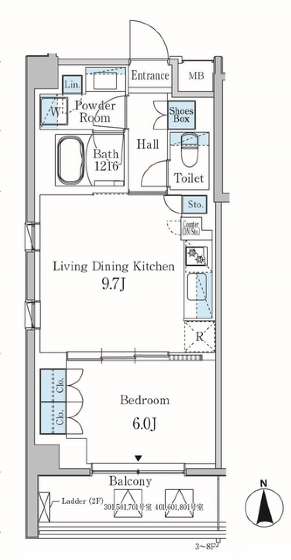 ひとりでも寂しくない生活の間取り図