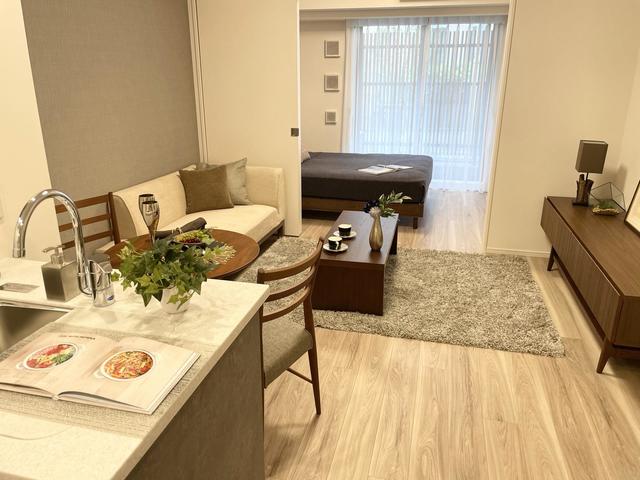 １０．０帖のゆとりのあるLDK。※写真は同タイプ住戸です。