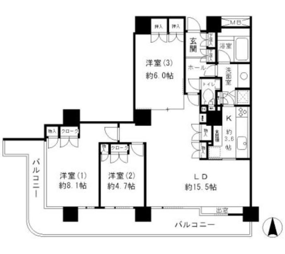 桜と川の調べ～家族と過ごす穏やかな住まい～の間取り図