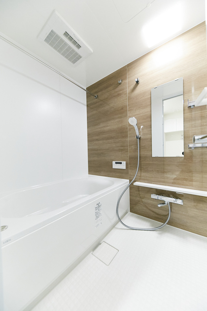 お風呂はシンプル
※写真は同タイプ住戸です。