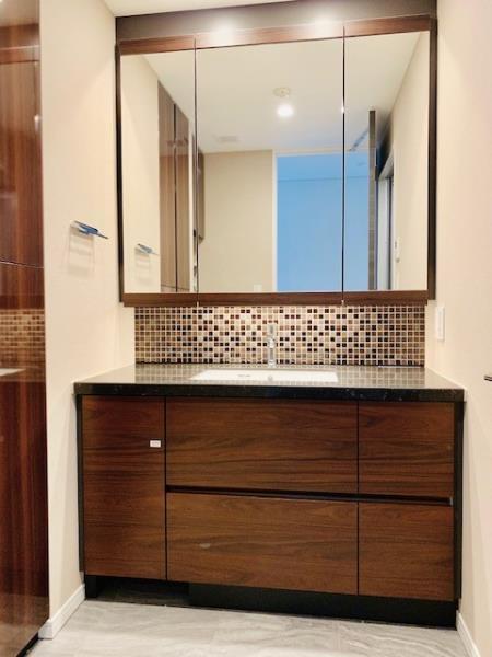 洗面台もホテルっぽい