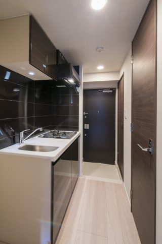 キッチンもブラック