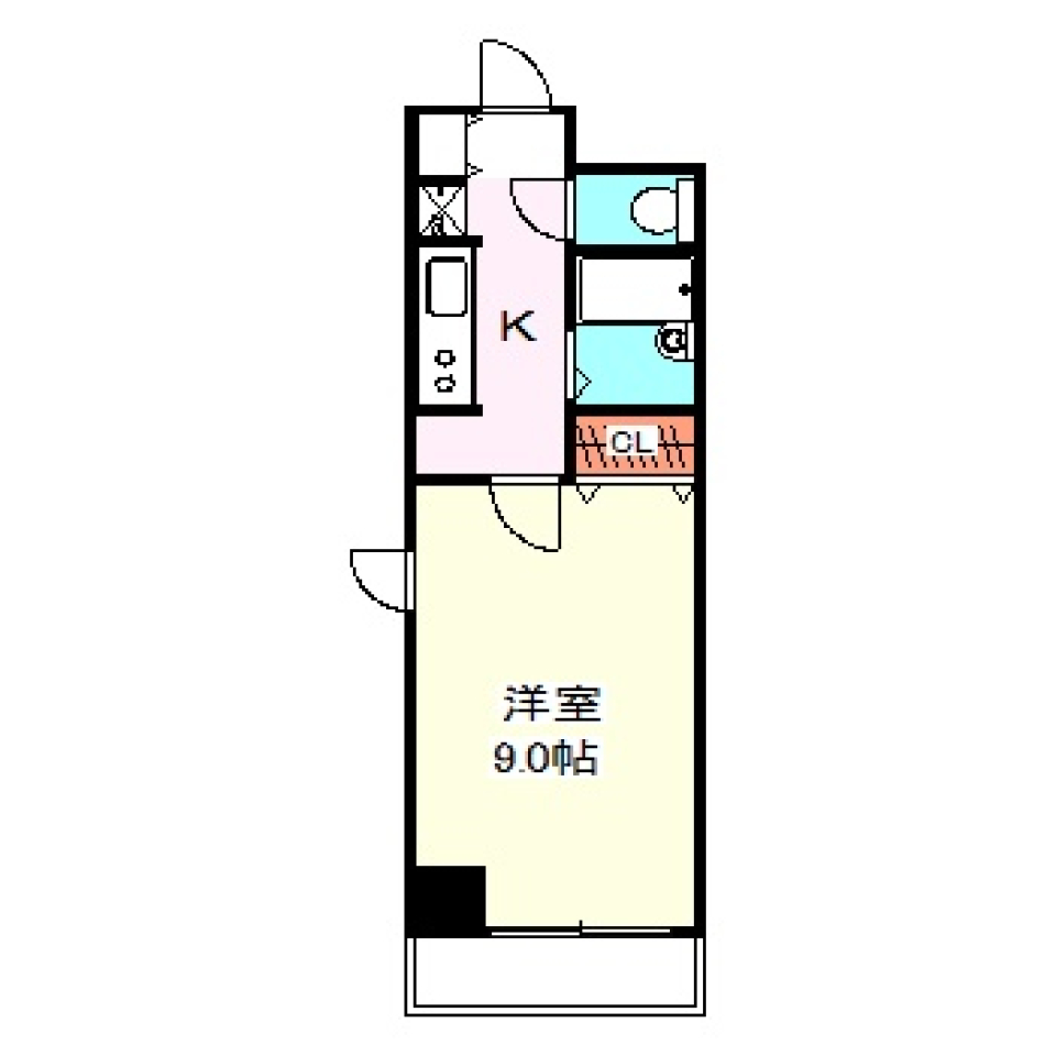 渋谷スクランブルソロの間取り図
