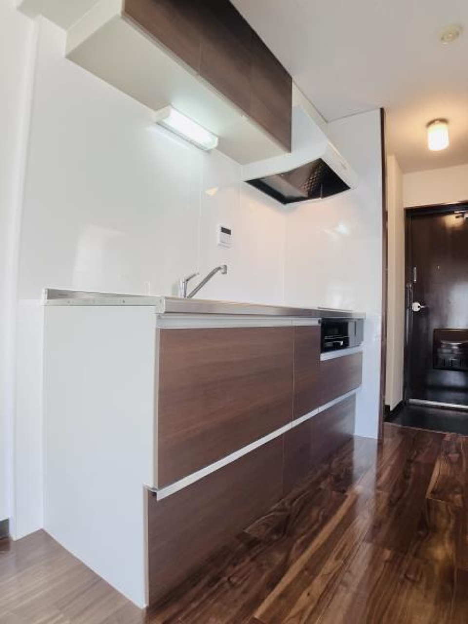 ブラウンのキッチン