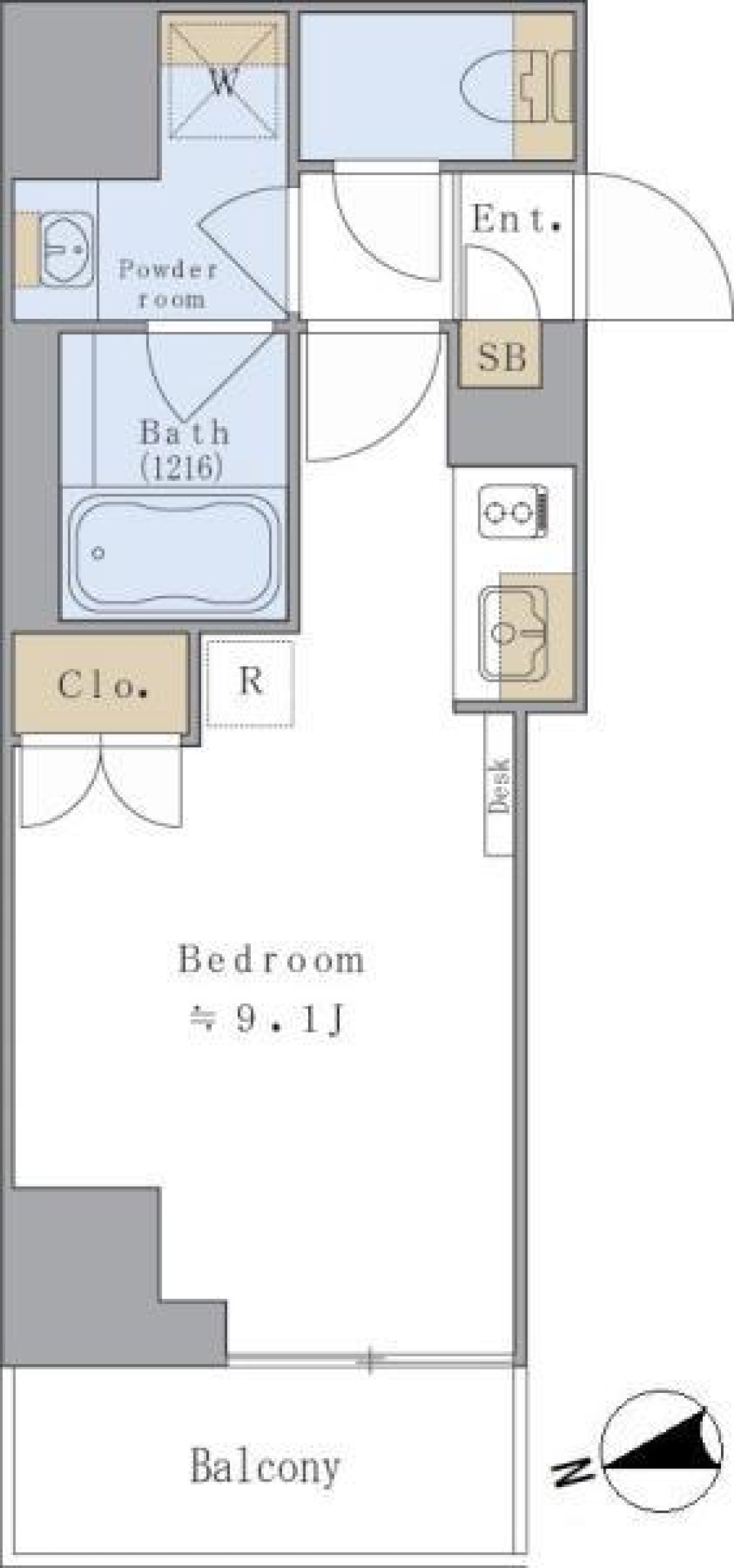 シンプルが心地いいの間取り図