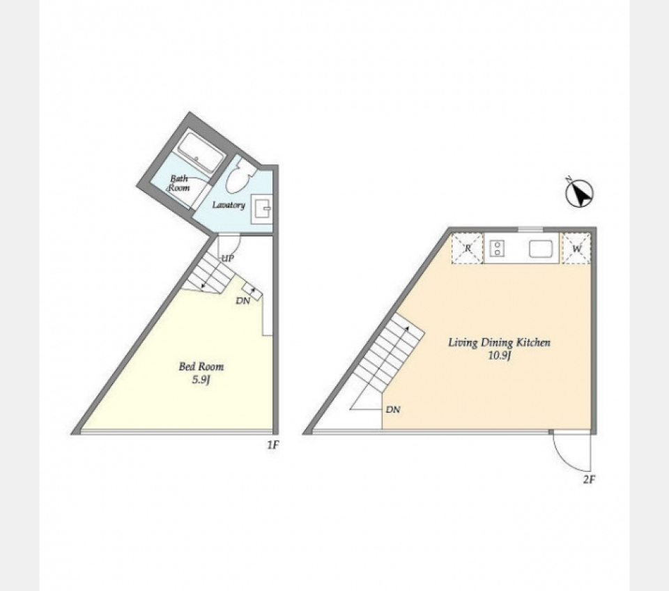 いい意味で&rdquo;尖る&rdquo;の間取り図