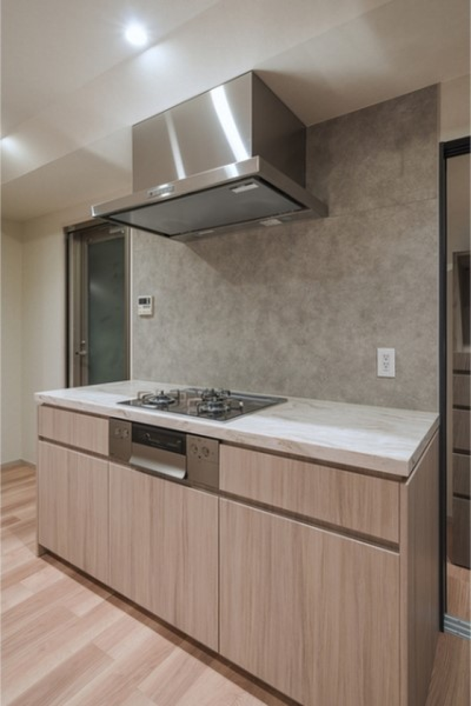 Ⅱ型のオリジナルキッチンでは、調理スペースにゆとりがあり、お料理のレパートリーが増えそうですね