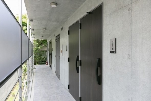 植栽の緑が綺麗ですね