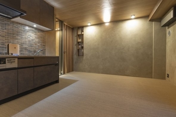 モヤモヤっとした模様が綺麗な壁紙ですね