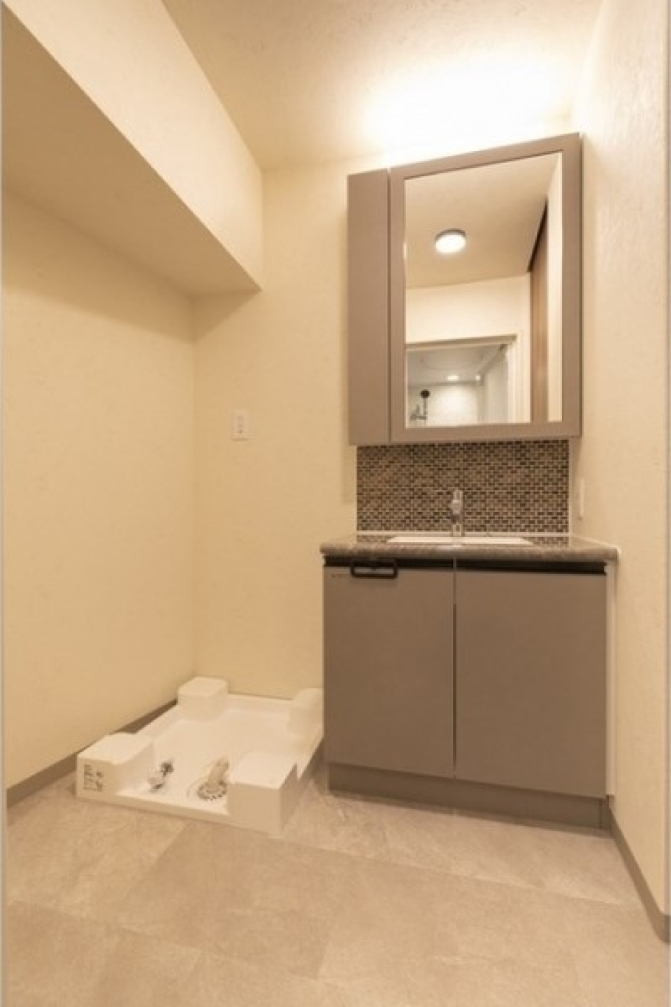 洗面化粧台もこだわりを感じます