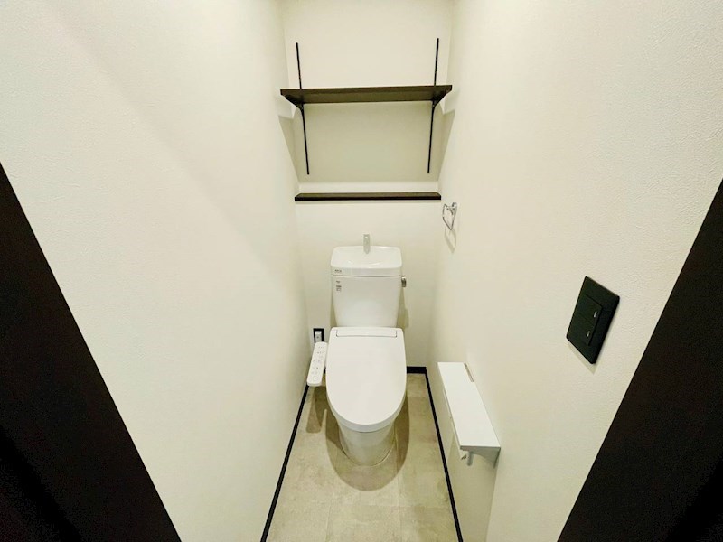 清潔感のあるトイレ。