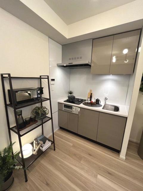 2口コンロが導入されたキッチン。※写真は同タイプ住戸です。