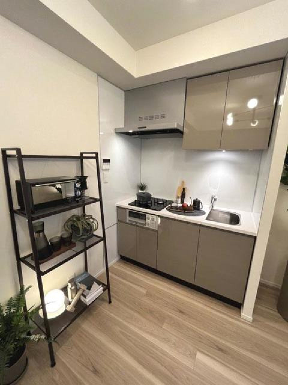 2口コンロが導入されたキッチン。※写真は同タイプ住戸です。