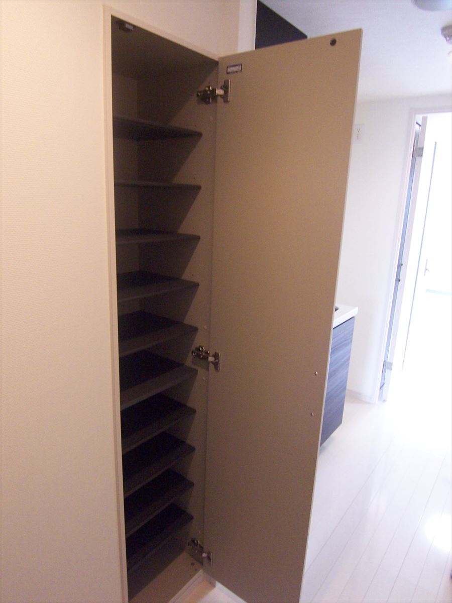 シューズボックスを開けた時の様子。