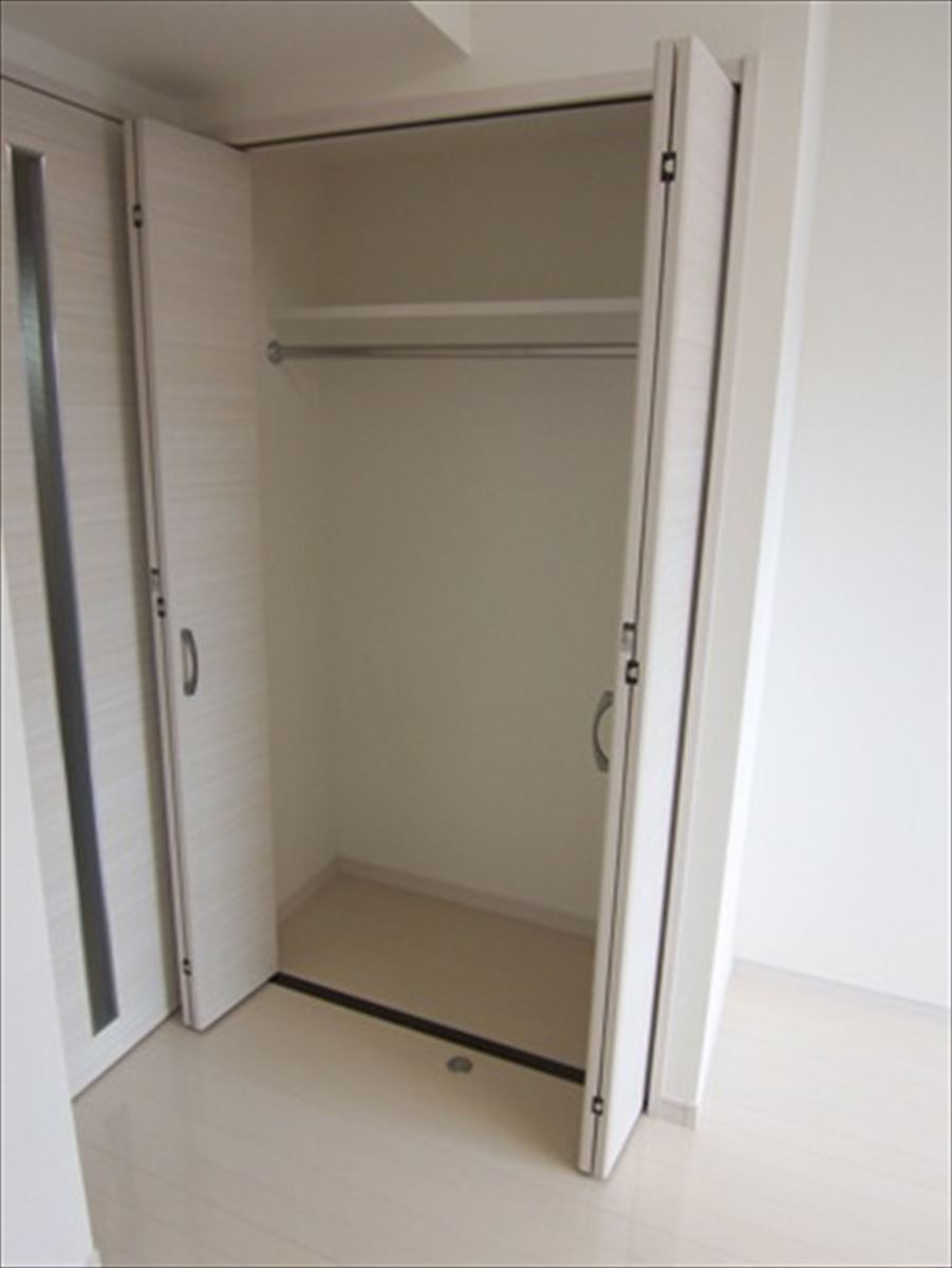 収納を開けた時の様子。