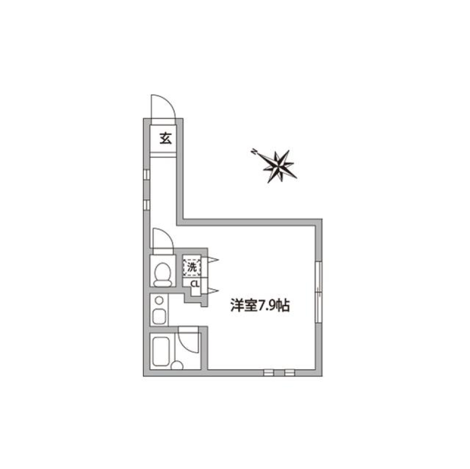中野のヨーコさんの間取り図
