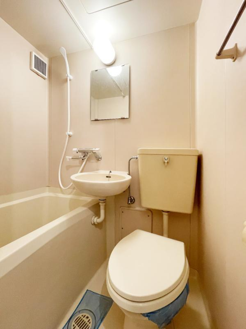 浴室とトイレはお隣同士です。