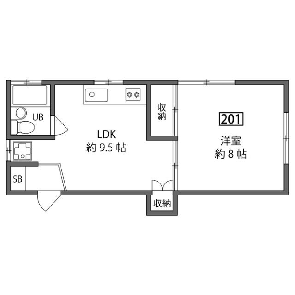 Reasonableな選択で始める新生活の間取り図