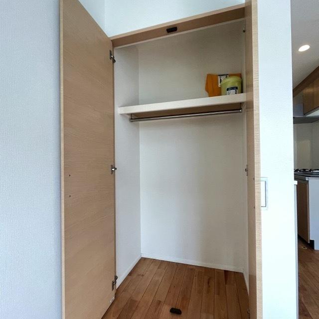 収納を開けた時の様子。