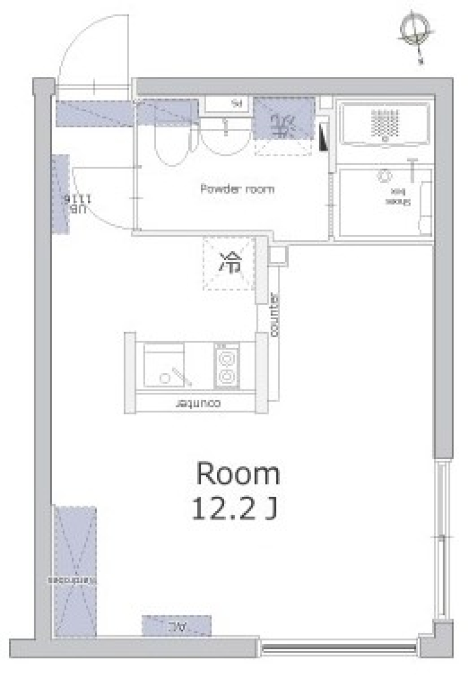 １Rで紡ぐ、私の小さな１Rの間取り図