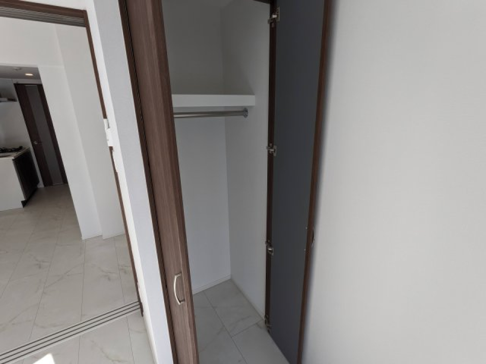 収納を開けた時の様子。