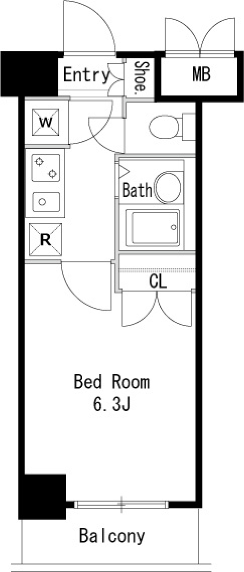 小さな空間、大きな夢の間取り図