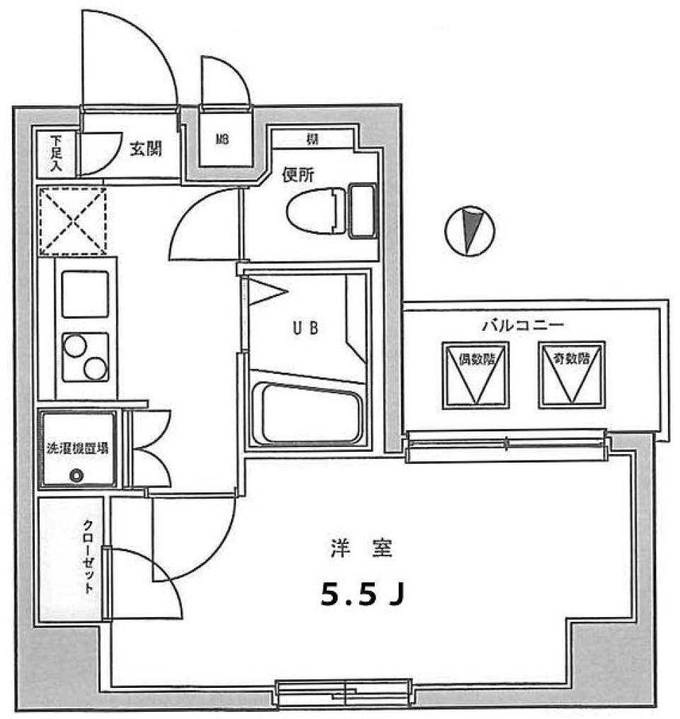 コスパ重視の一人暮らしプレイスの間取り図