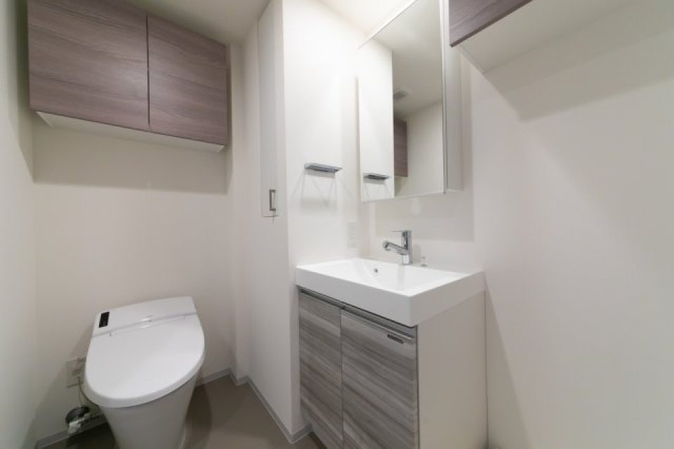 洗面所とトイレは隣り合っています。