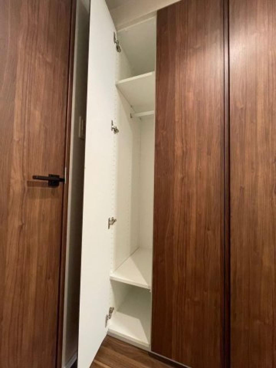 収納を開けた時の様子。