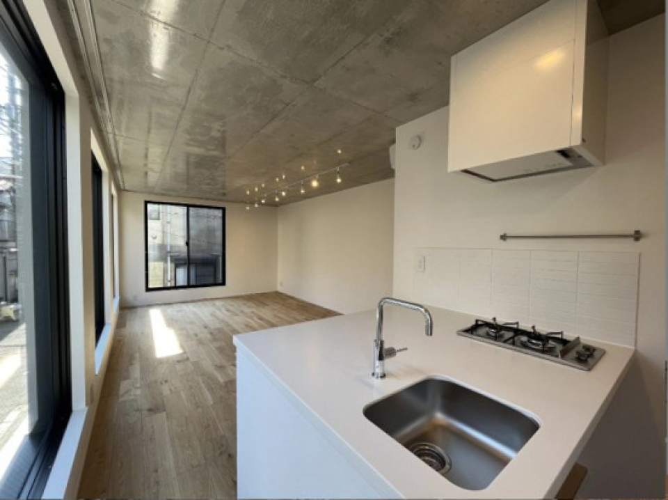 このお部屋に似合うシンプルなキッチン