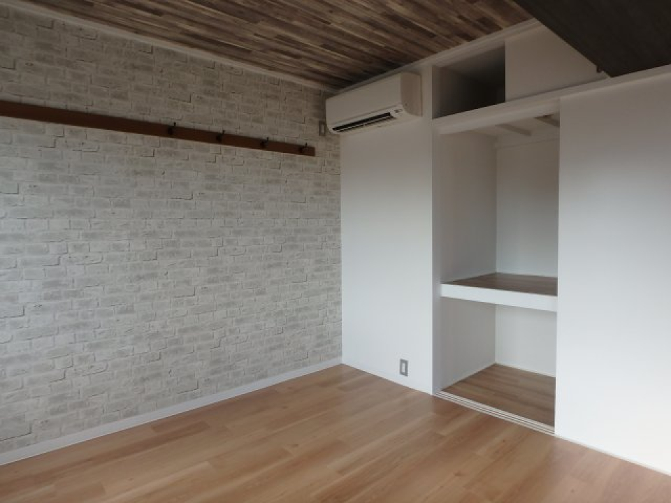 グレーのウォールもいい感じです！