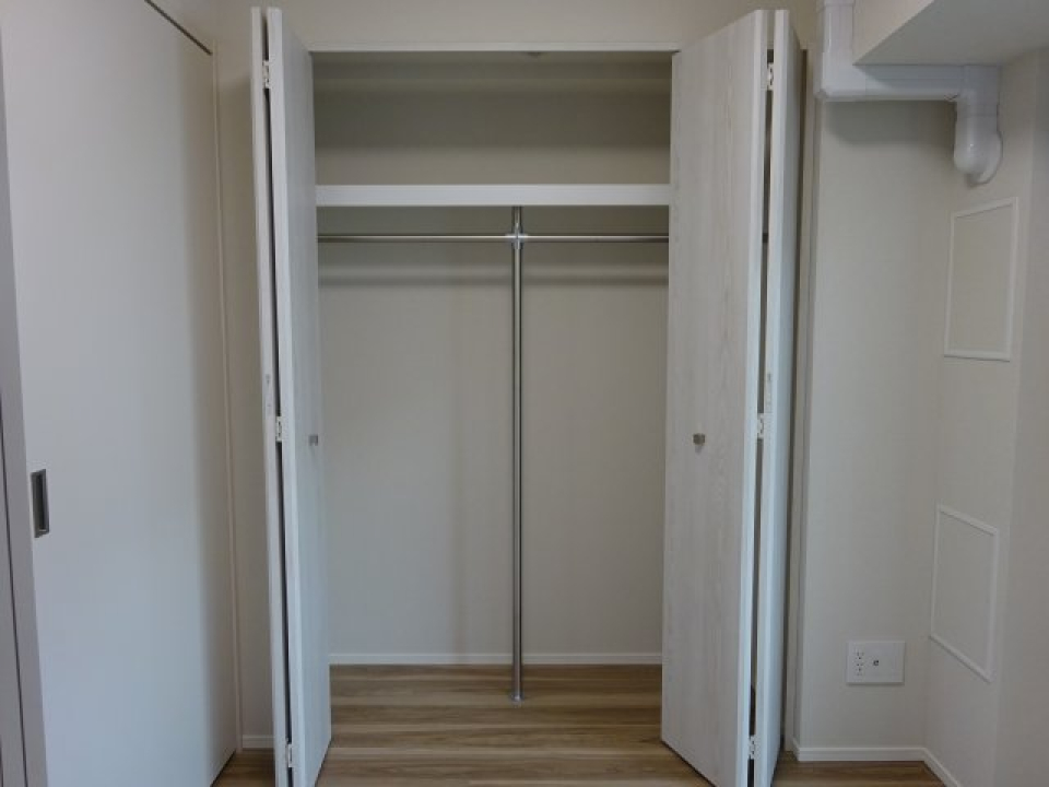 クローゼットを開けた時の様子。