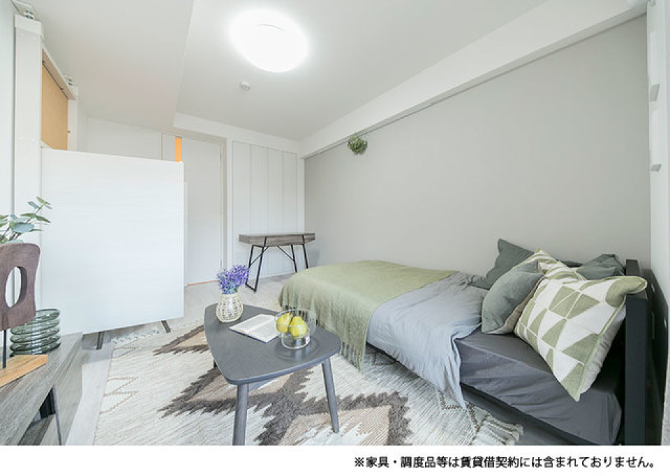 シンプルな内装なので、どんなインテリアとも相性がいいです。※写真は同タイプ住戸です。