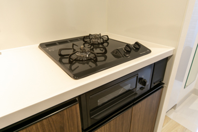 2口コンロのキッチン
※写真は同タイプ住戸です。