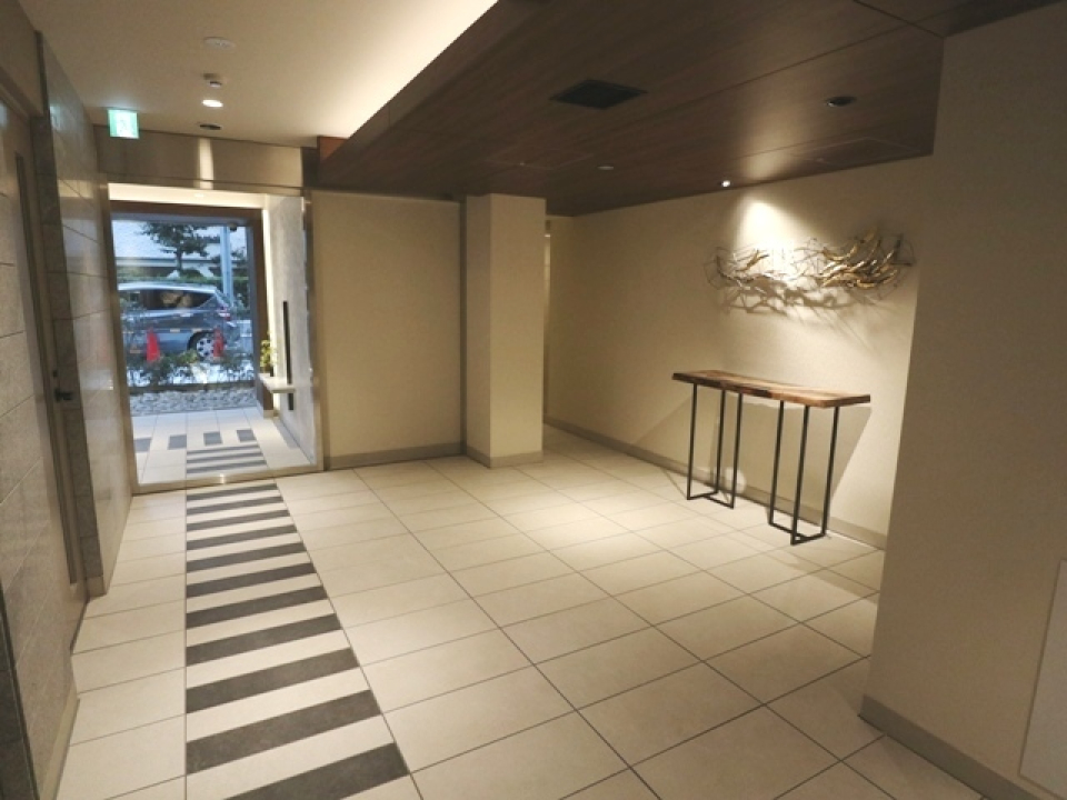 落ち着きのあるロビー