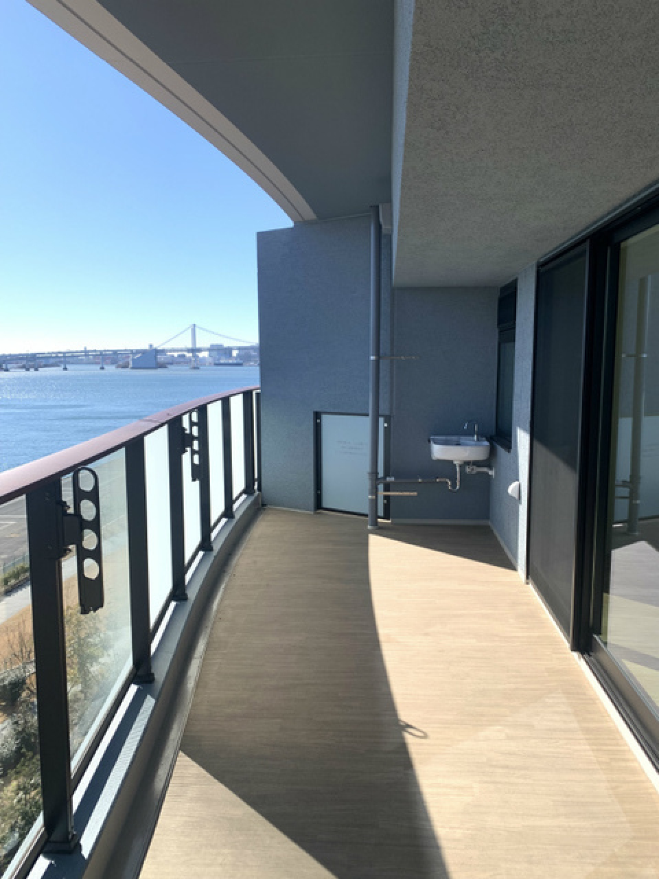 バルコニーの様子。