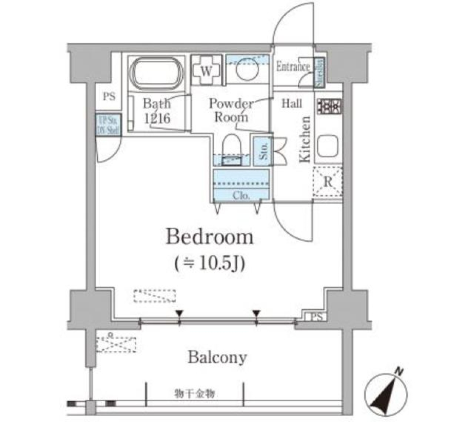 個性が光る壁紙と暮らすの間取り図
