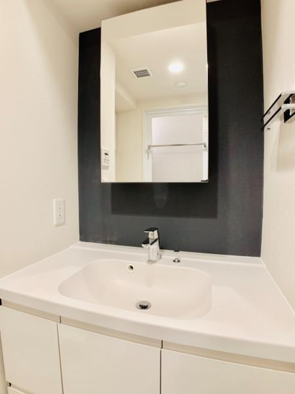 嬉しい独立洗面台。