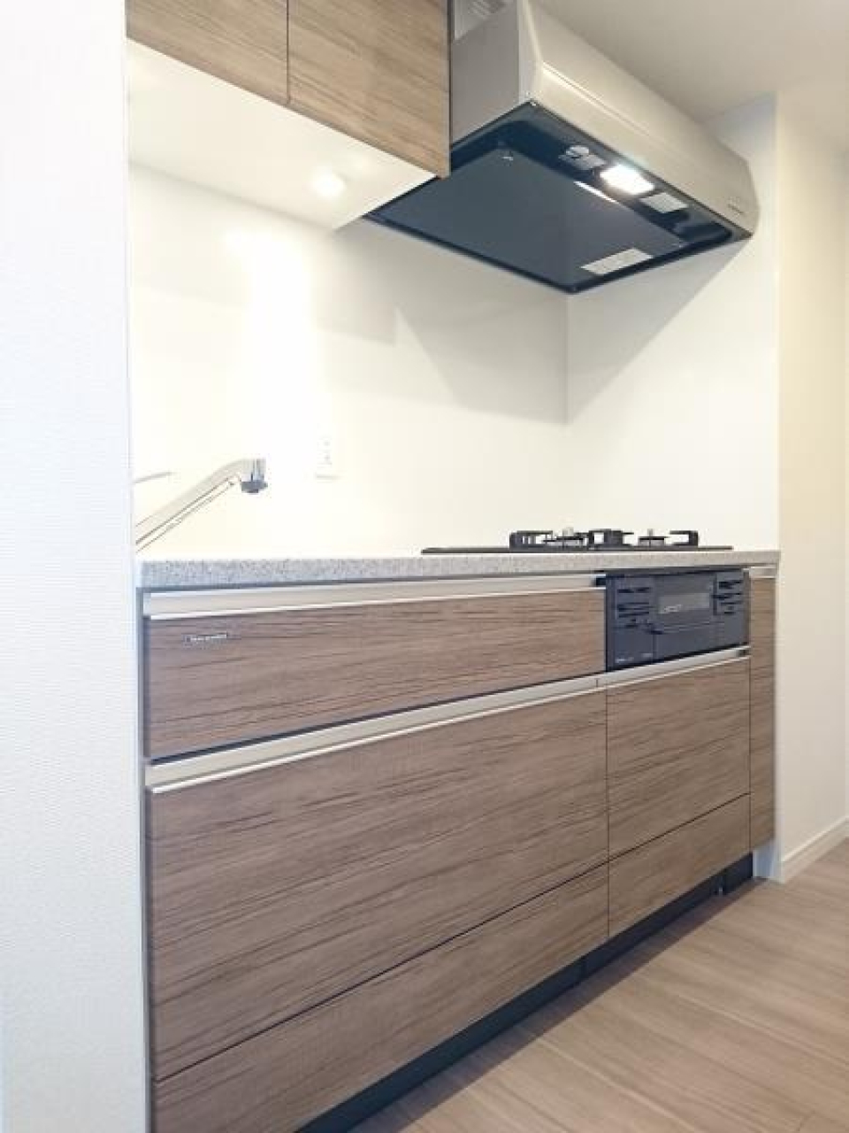 キッチンはブラウン