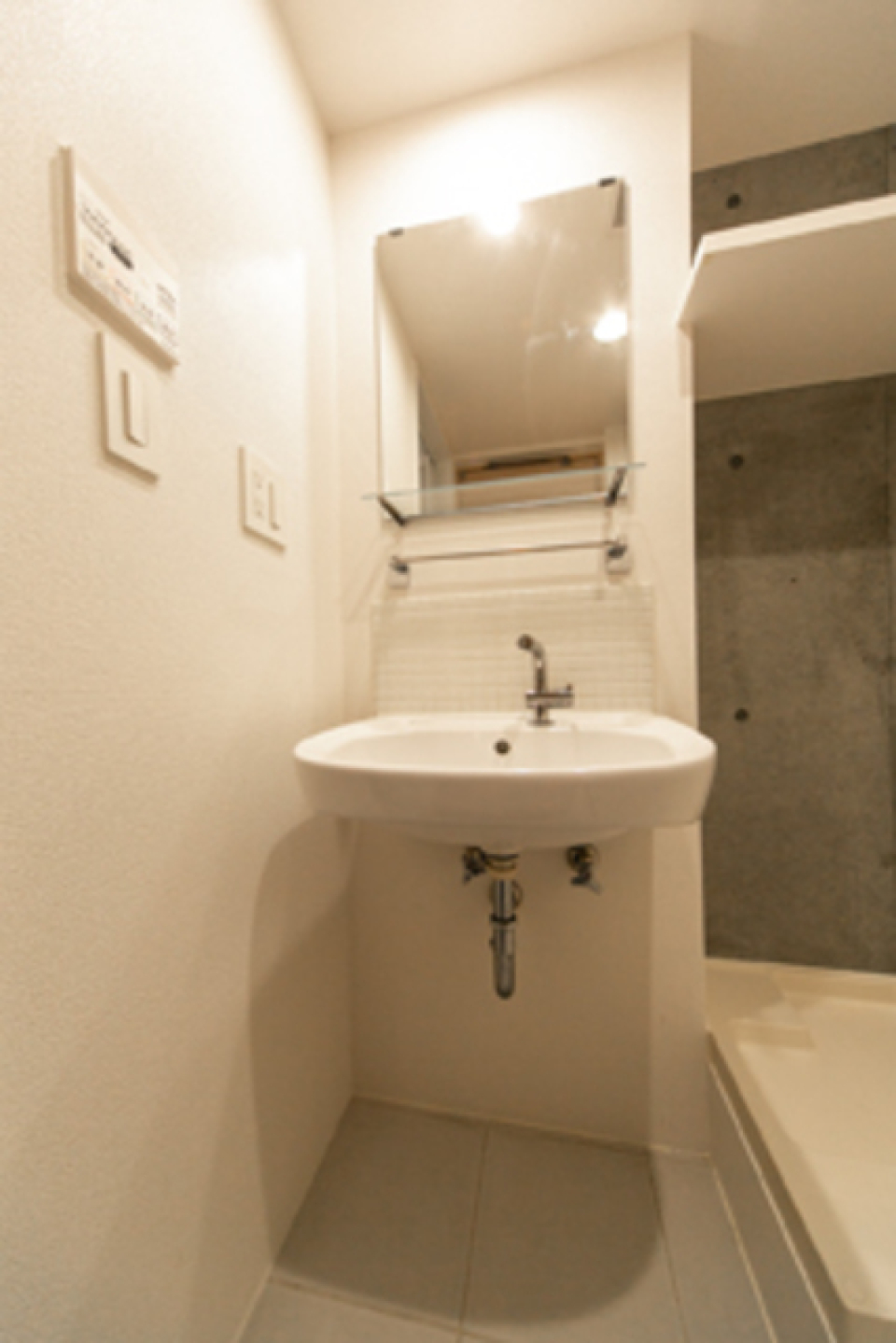 嬉しい独立洗面台。※写真は同タイプ住戸です。