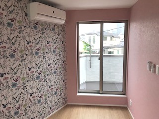 パステルピンクが素敵。