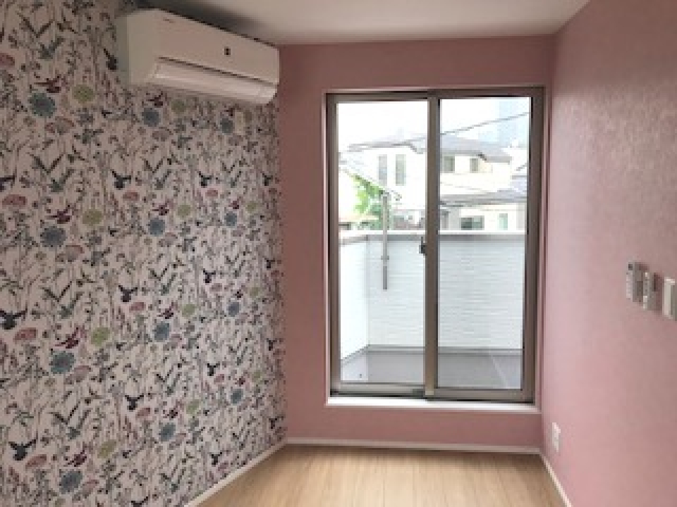 パステルピンクが素敵。